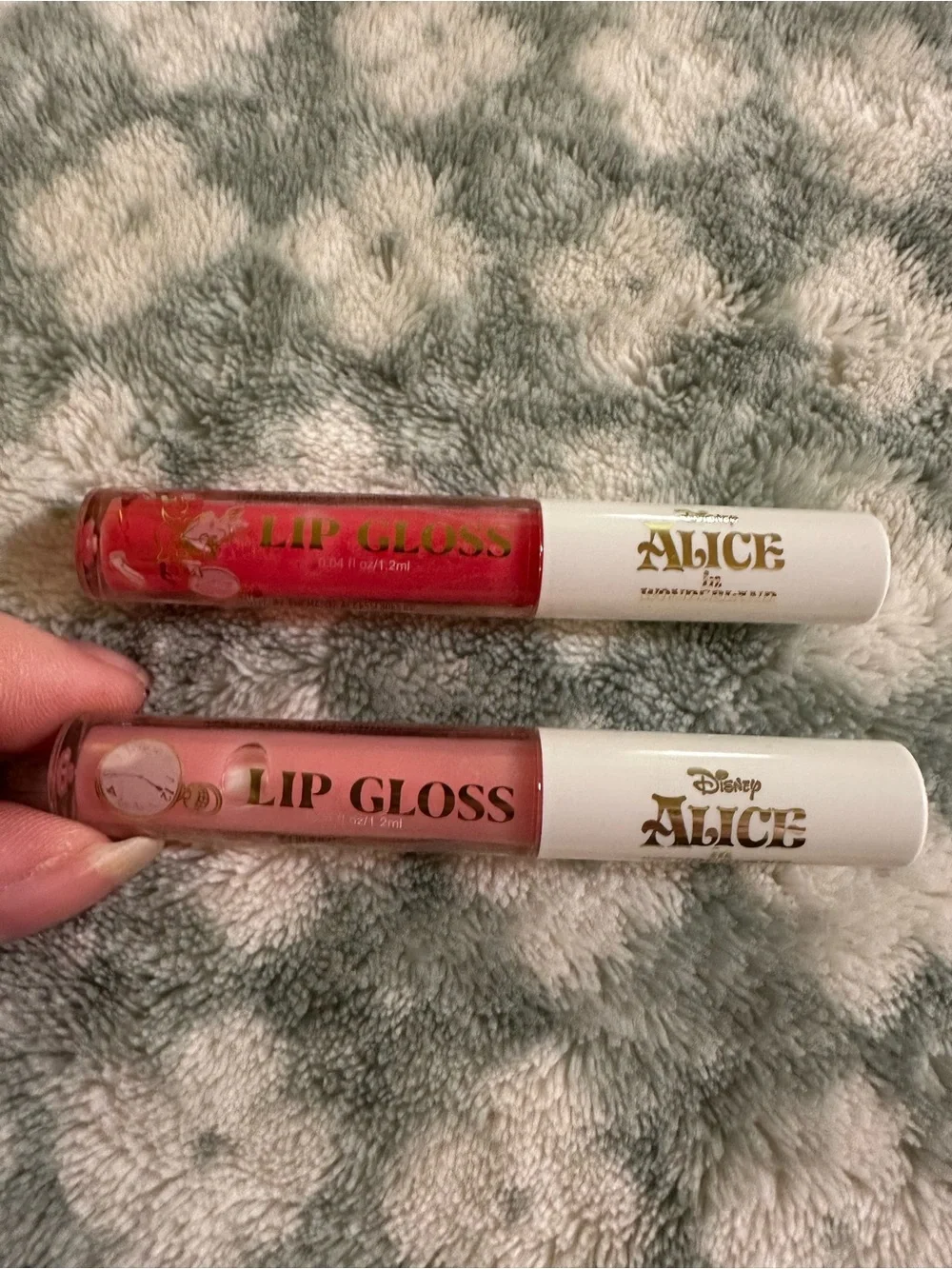 Disney Alice Lip Gloss Duo in Red and Pink